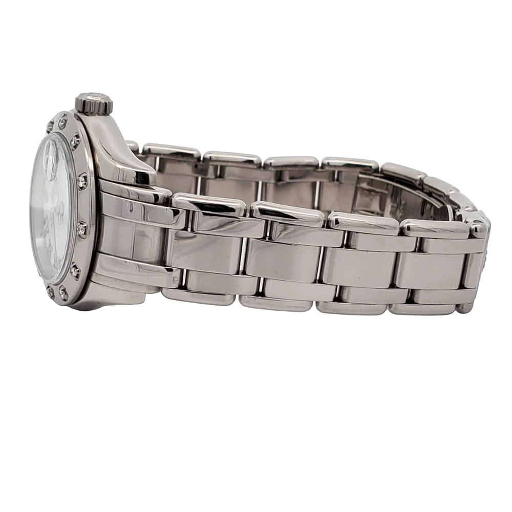 Rolex Lady Datejust Pearlmaster 29mm 12 Diamond Bezel White Gold Watch Box Papers - Image 4