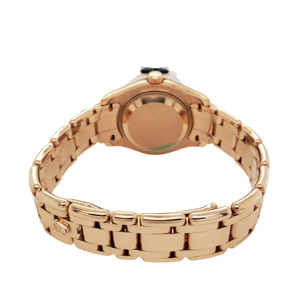 Rolex Lady Datejust Pearlmaster 29mm Factory Chocolate Roman Dial Rose Gold Watch Box Papers - Image 5