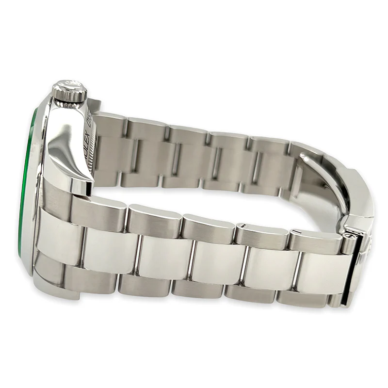 Rolex Milgauss 40MM 116400GV Green Crystal Blue Stick Dial Steel Watch 2021 Box Papers - Image 3