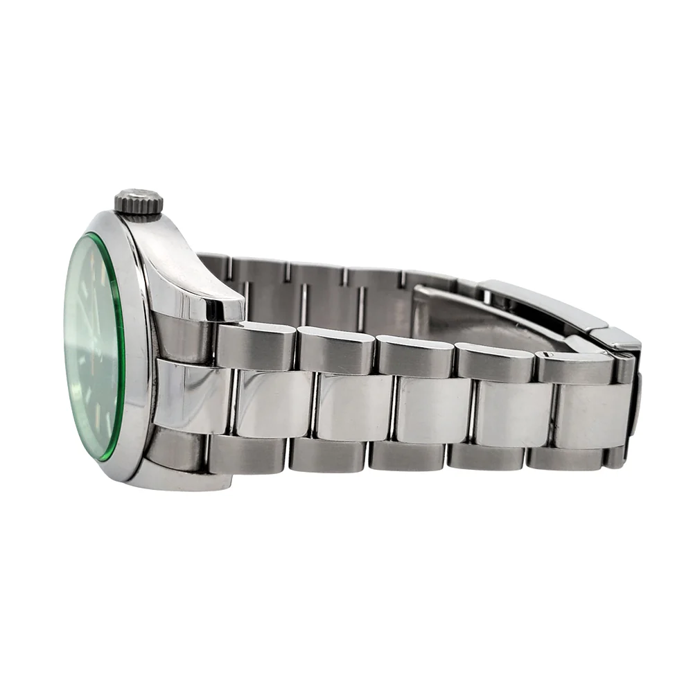 Rolex Milgauss 40mm 116400GV Green Crystal Steel Watch Box Papers - Image 4