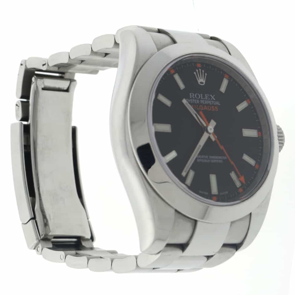 Rolex Milgauss 40MM Black Dial Automatic Stainless Steel Mens Watch - Image 4