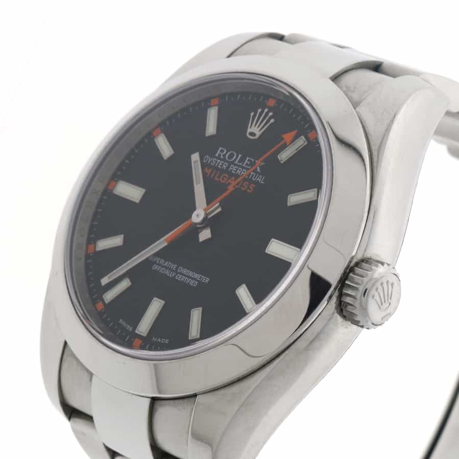 Rolex Milgauss 40MM Black Dial Automatic Stainless Steel Mens Watch - Image 5