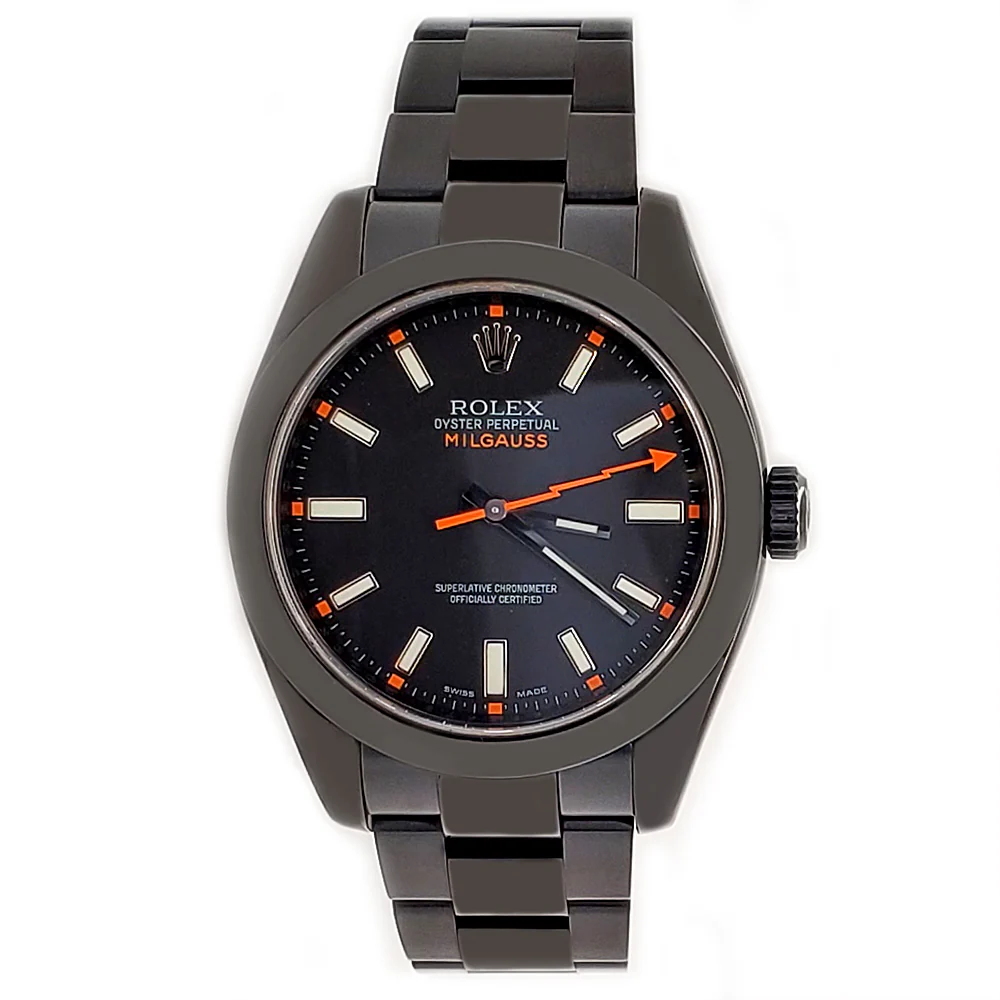 Rolex Milgauss 40MM Orange PVD Watch