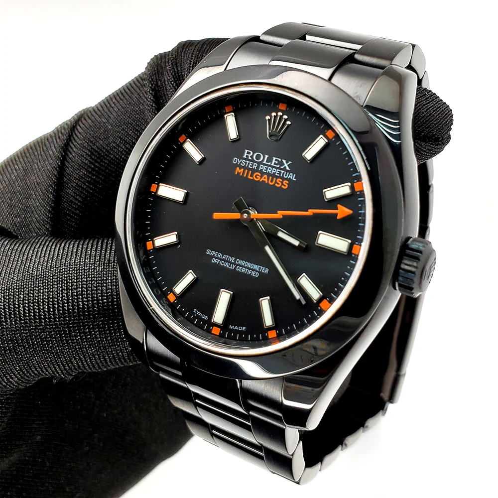 Rolex Milgauss 40MM Orange PVD Watch - Image 3