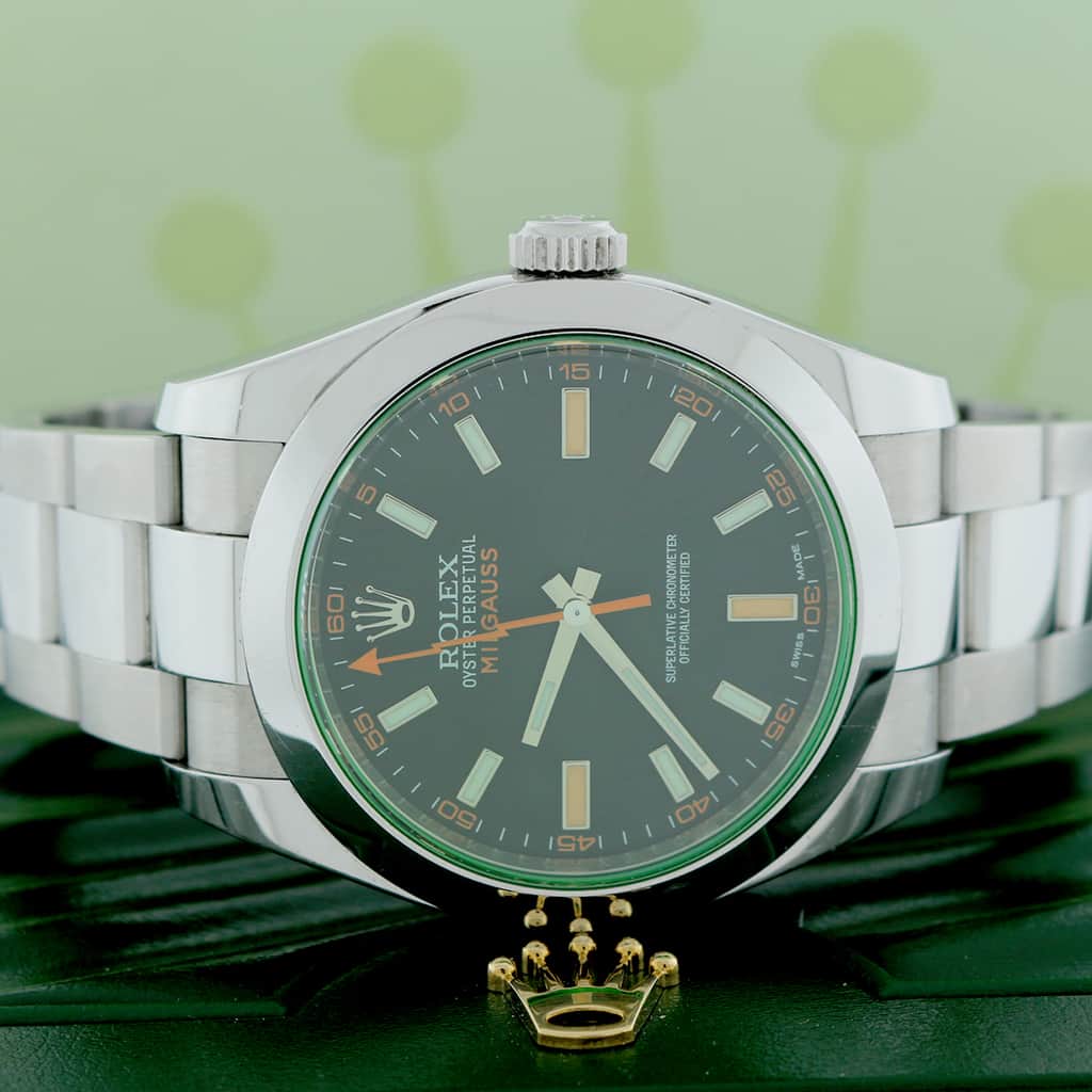 Rolex Milgauss Black Stick Dial 40mm Automatic Stainless Steel Mens Oyster Watch 116400 - Image 2
