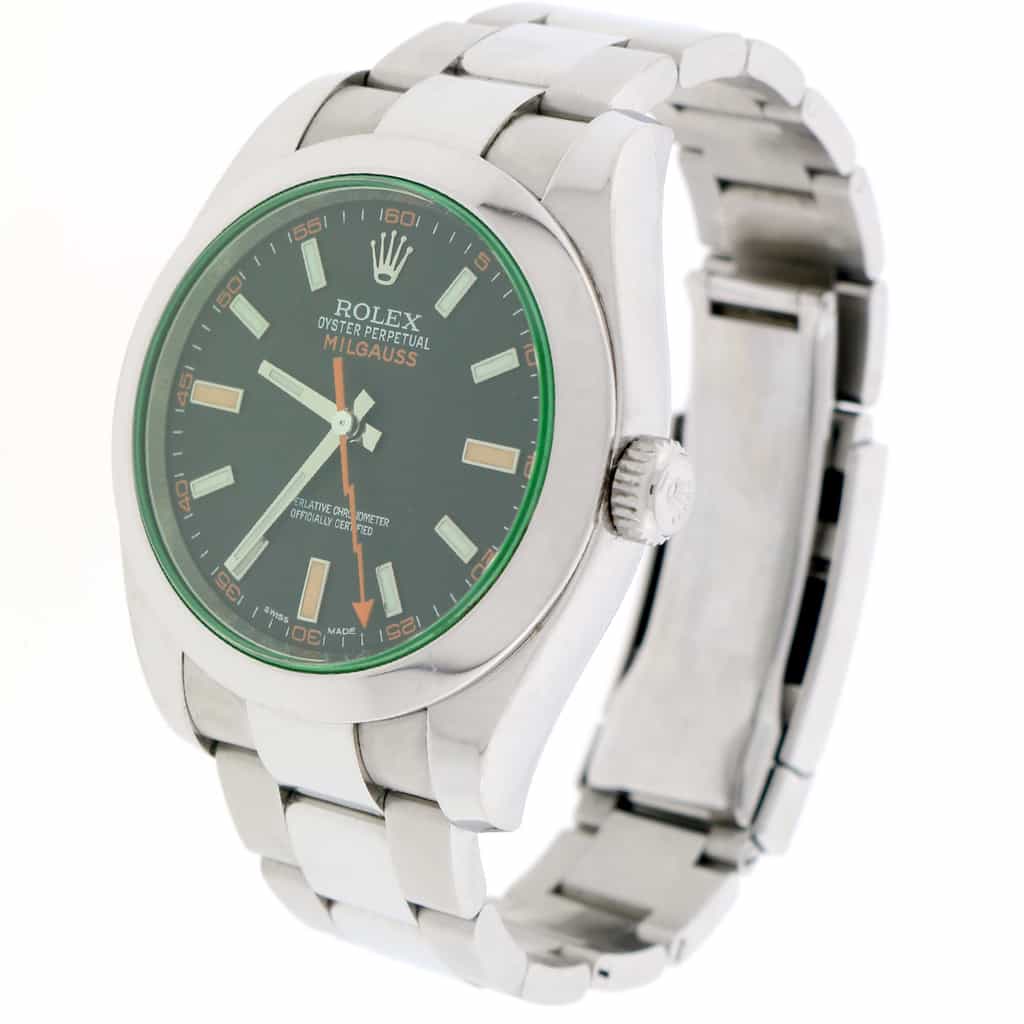 Rolex Milgauss Black Stick Dial 40mm Automatic Stainless Steel Mens Oyster Watch 116400 - Image 5