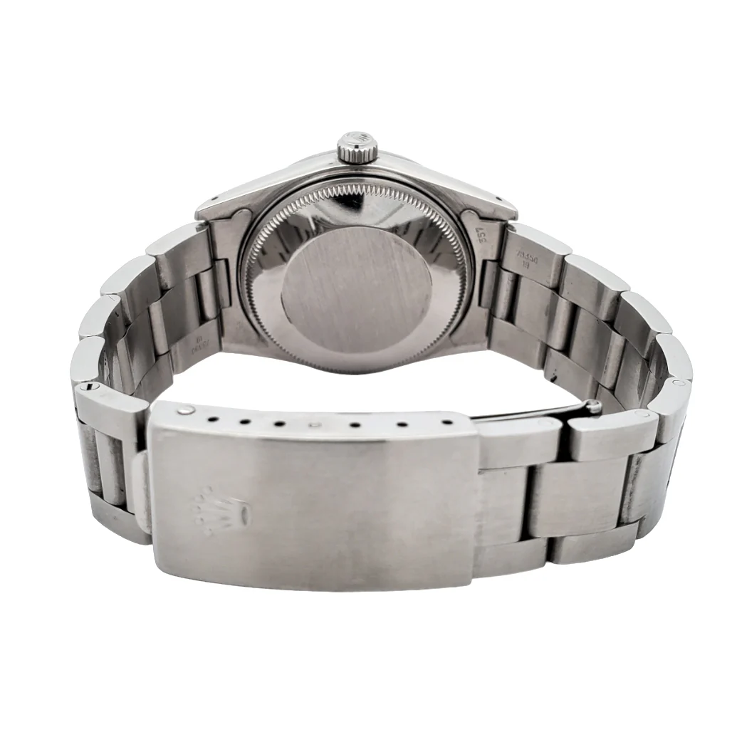 Rolex Oyster Perpetual Date 34mm Silver Index Dial Oyster 15000 Watch - Image 6