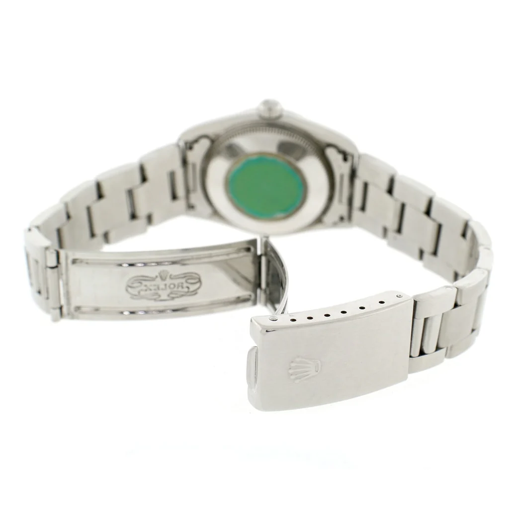 Rolex Oyster Perpetual Midsize Black Dial 31MM Automatic Stainless Steel Watch 67480 - Image 7
