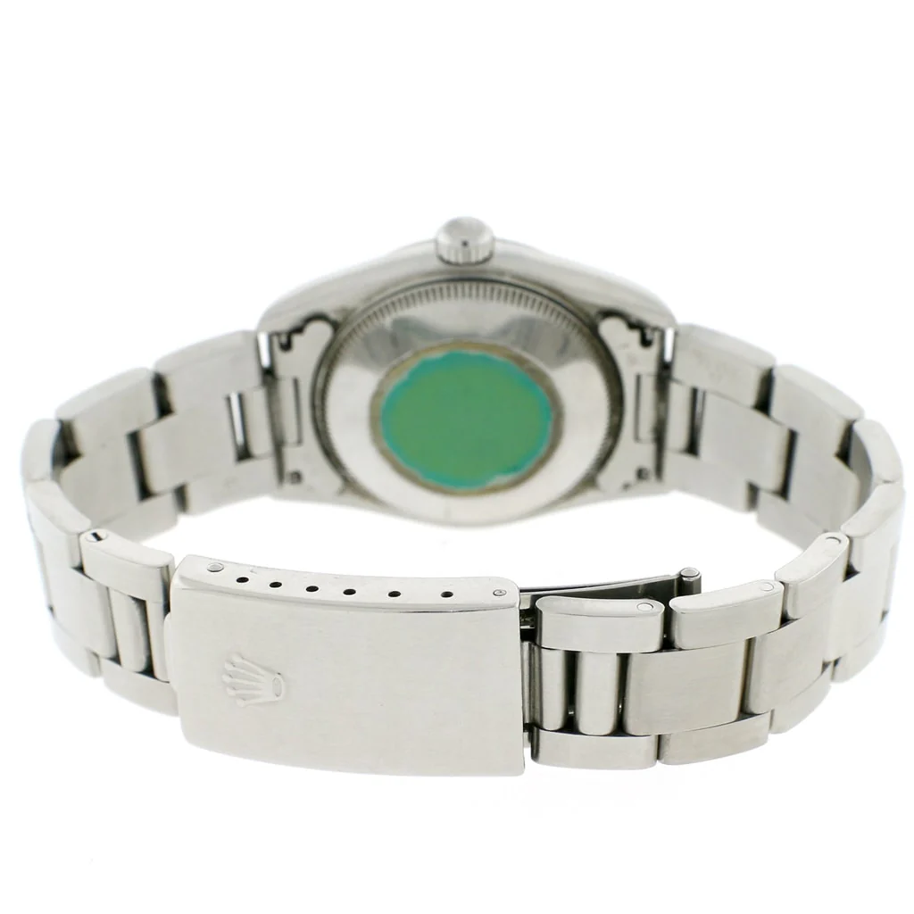 Rolex Oyster Perpetual Midsize Black Dial 31MM Automatic Stainless Steel Watch 67480 - Image 8