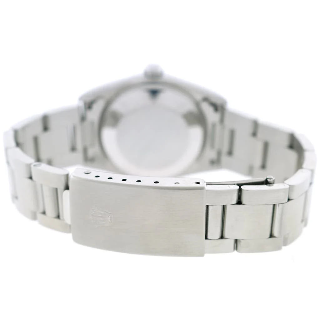 Rolex Oyster Perpetual Original Salmon Stick Dial 31mm Automatic Stainless Steel Watch w/Diamond Bezel 77080 - Image 8