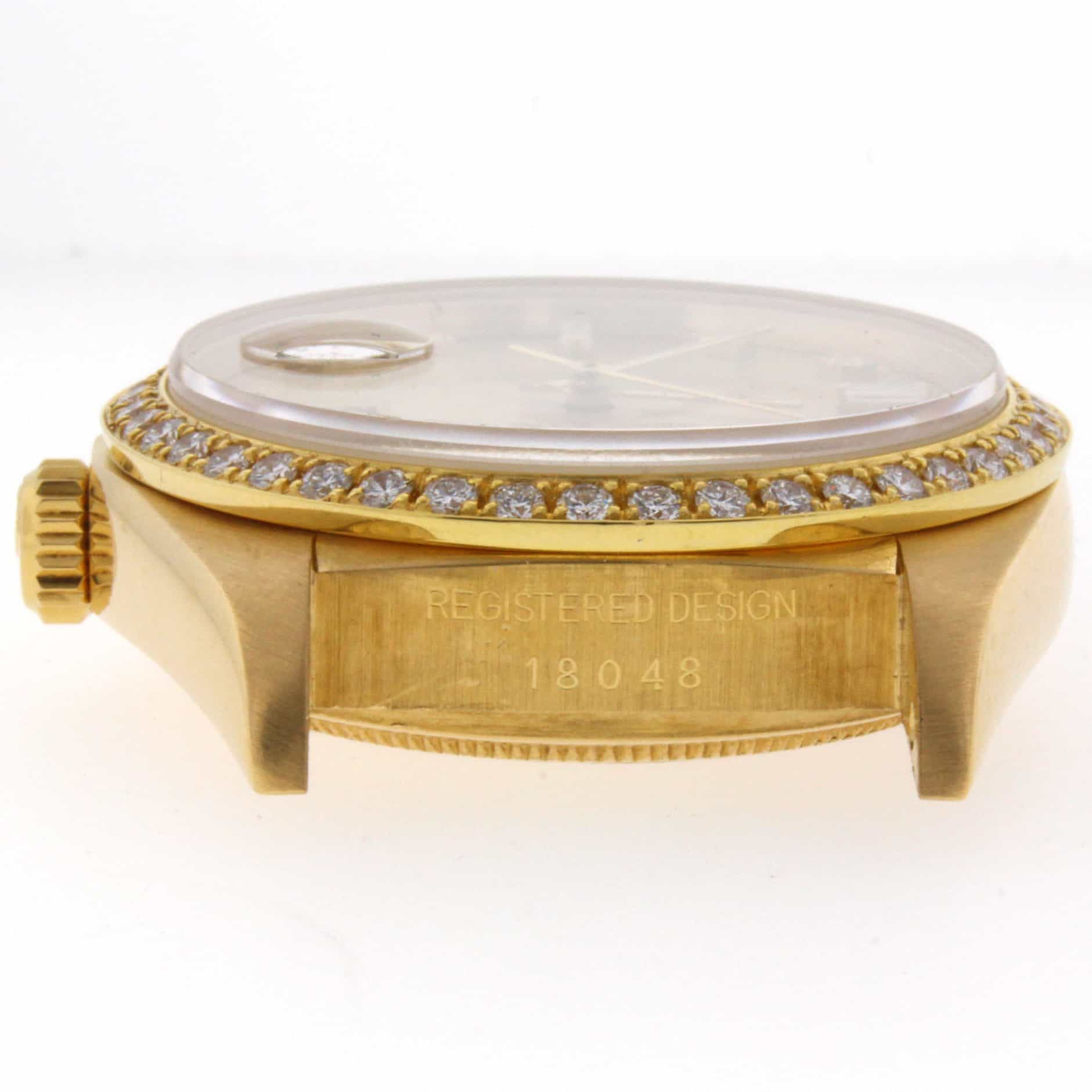 Rolex President 18K Yellow Gold Diamond Dial & Bezel 36MM Mens Watch 18048 - Image 7