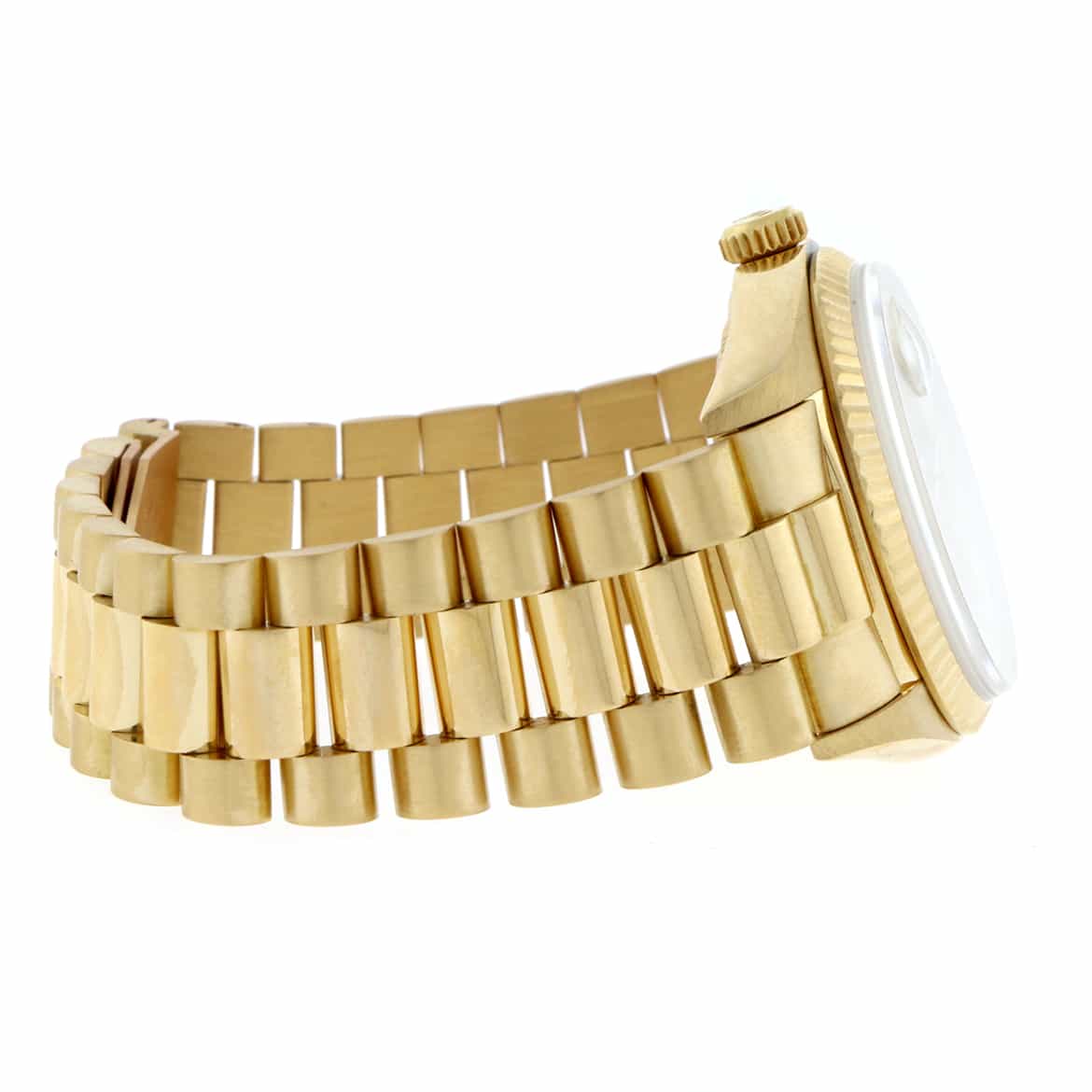 Rolex President Datejust 18K Yellow Gold Original Diamond Dial Automatic Mens Watch 16018 - Image 7