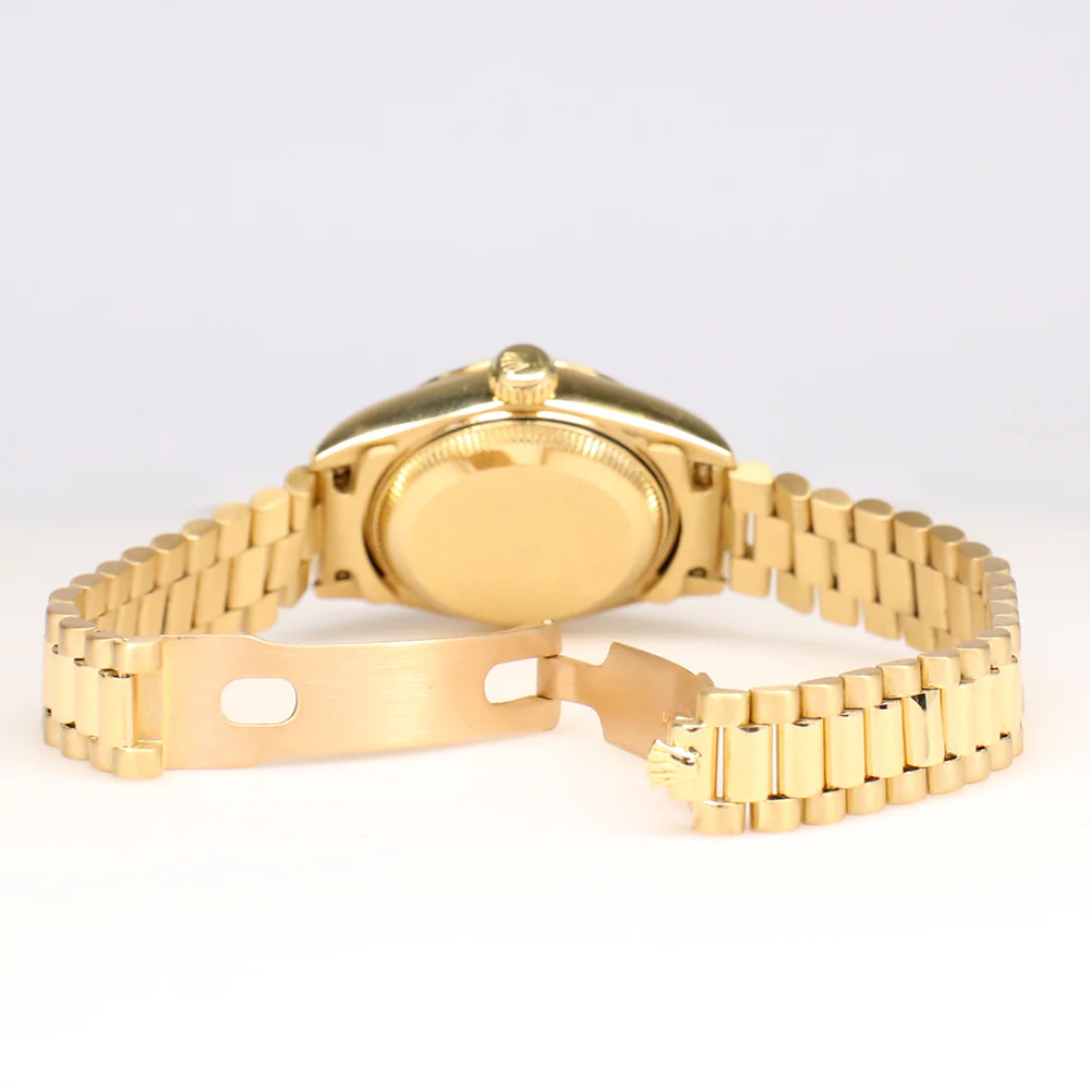 Rolex President Datejust 26MM Blue Lapis Lazuli Dial Yellow Gold Watch - Image 7