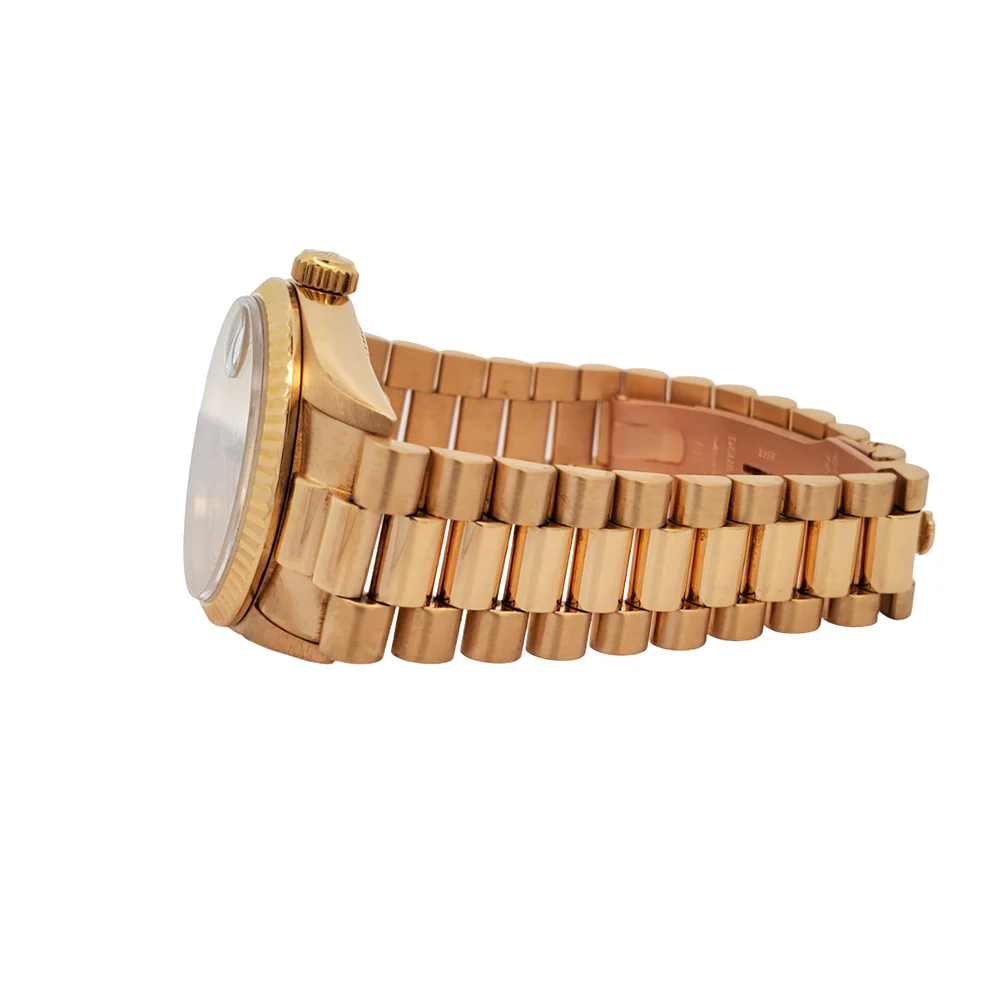 Rolex President Datejust 31mm 68278 Champagne Arabic Dial Yellow Gold Watch - Image 4