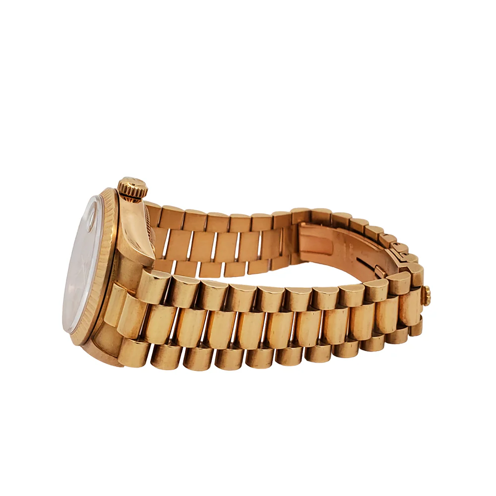 Rolex President Datejust 31mm Champagne Stick Dial Yellow Gold Watch 68278 Box Papers - Image 5