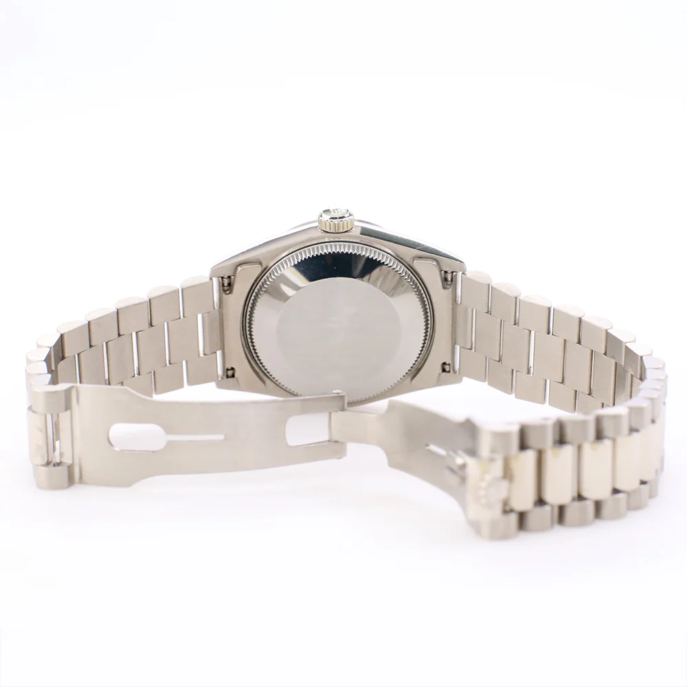 Rolex President Datejust 31MM Factory Diamond Dial 18k White Gold Watch 68279 Box Papers - Image 7
