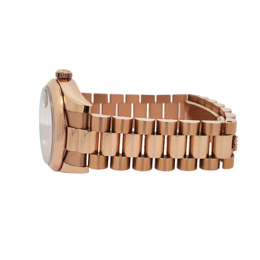 Rolex President Datejust 31mm Factory Diamond Pink Rose Gold Watch 178245 Box Papers - Image 4