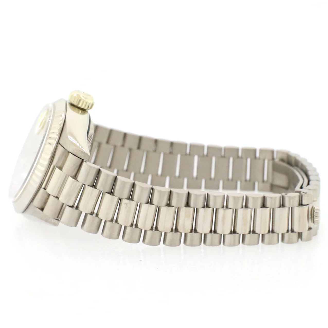Rolex President Datejust Factory Diamond Dial 26mm 18k White Gold Watch 69179 - Image 3