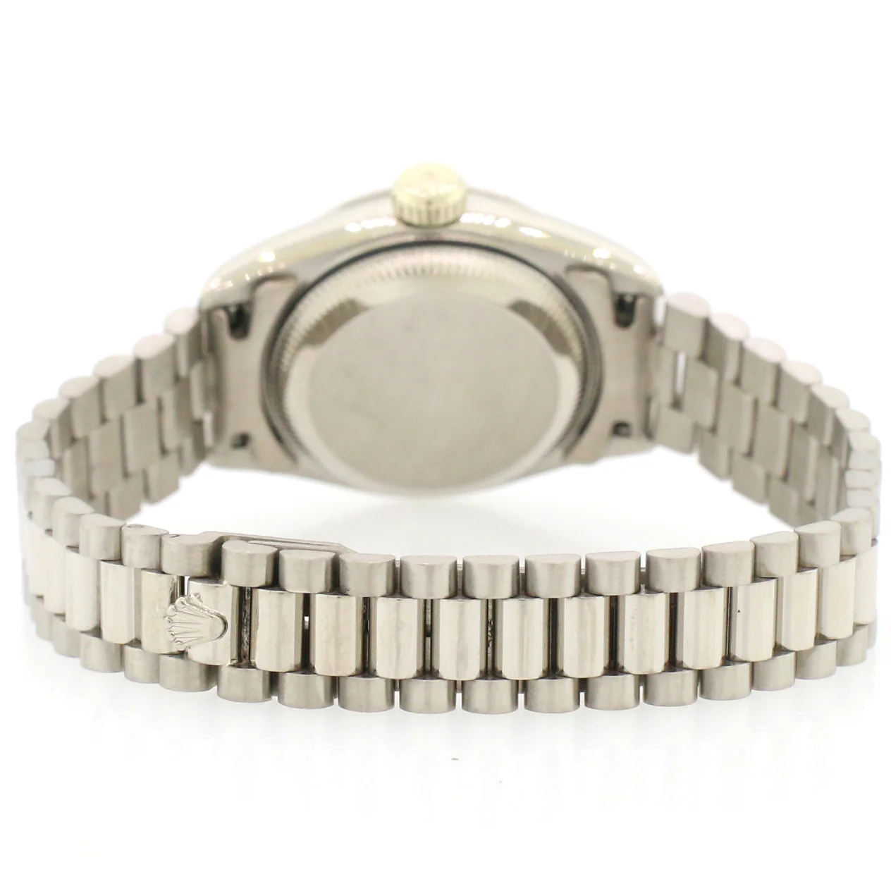 Rolex President Datejust Factory Diamond Dial 26mm 18k White Gold Watch 69179 - Image 4