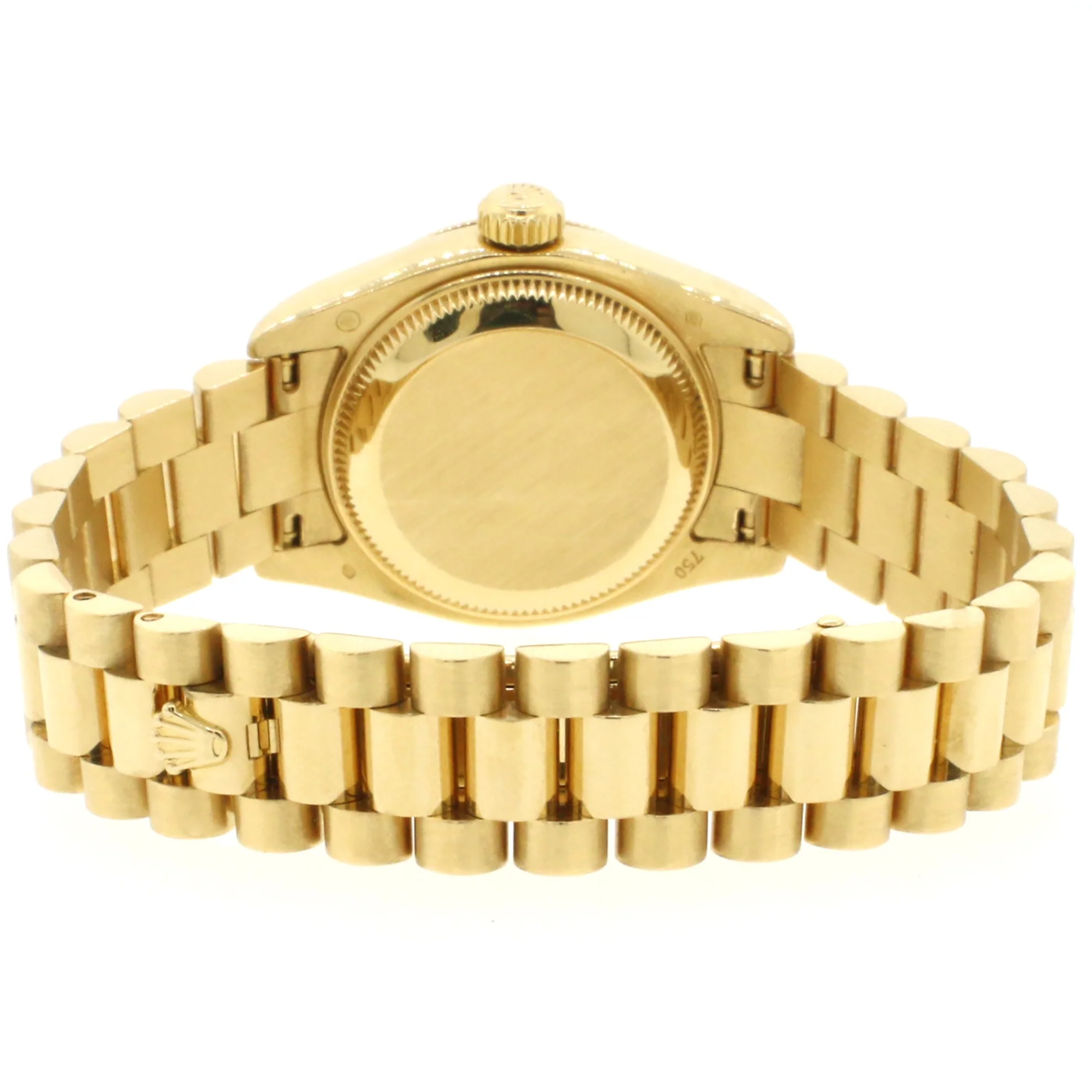 Rolex President Datejust Factory Diamond Dial Yellow Gold 26mm Ladies Watch 179178 - Image 5