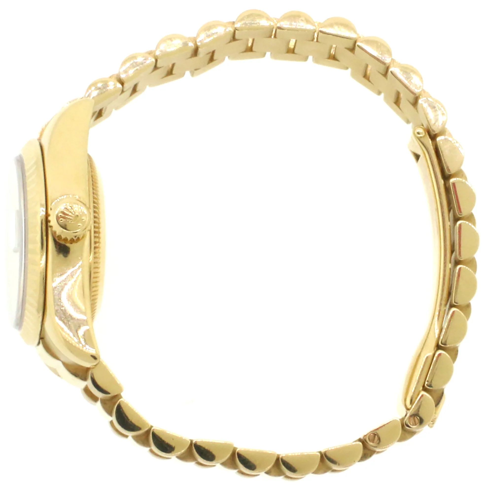 Rolex President Datejust Factory Diamond Dial Yellow Gold 26mm Ladies Watch 179178 - Image 8