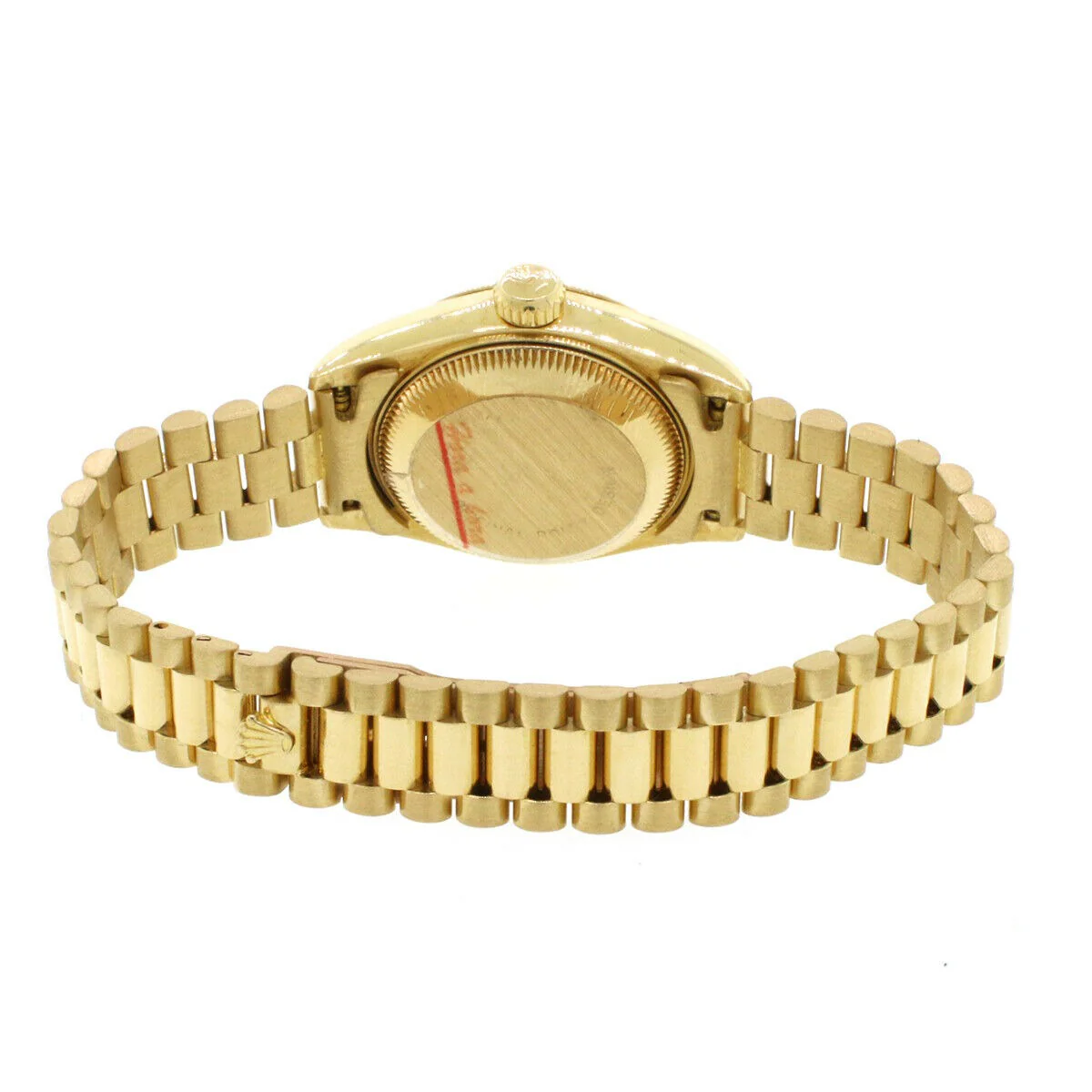 Rolex President Datejust Factory Diamond Dial Yellow Gold 26mm Watch 69178 - Image 5