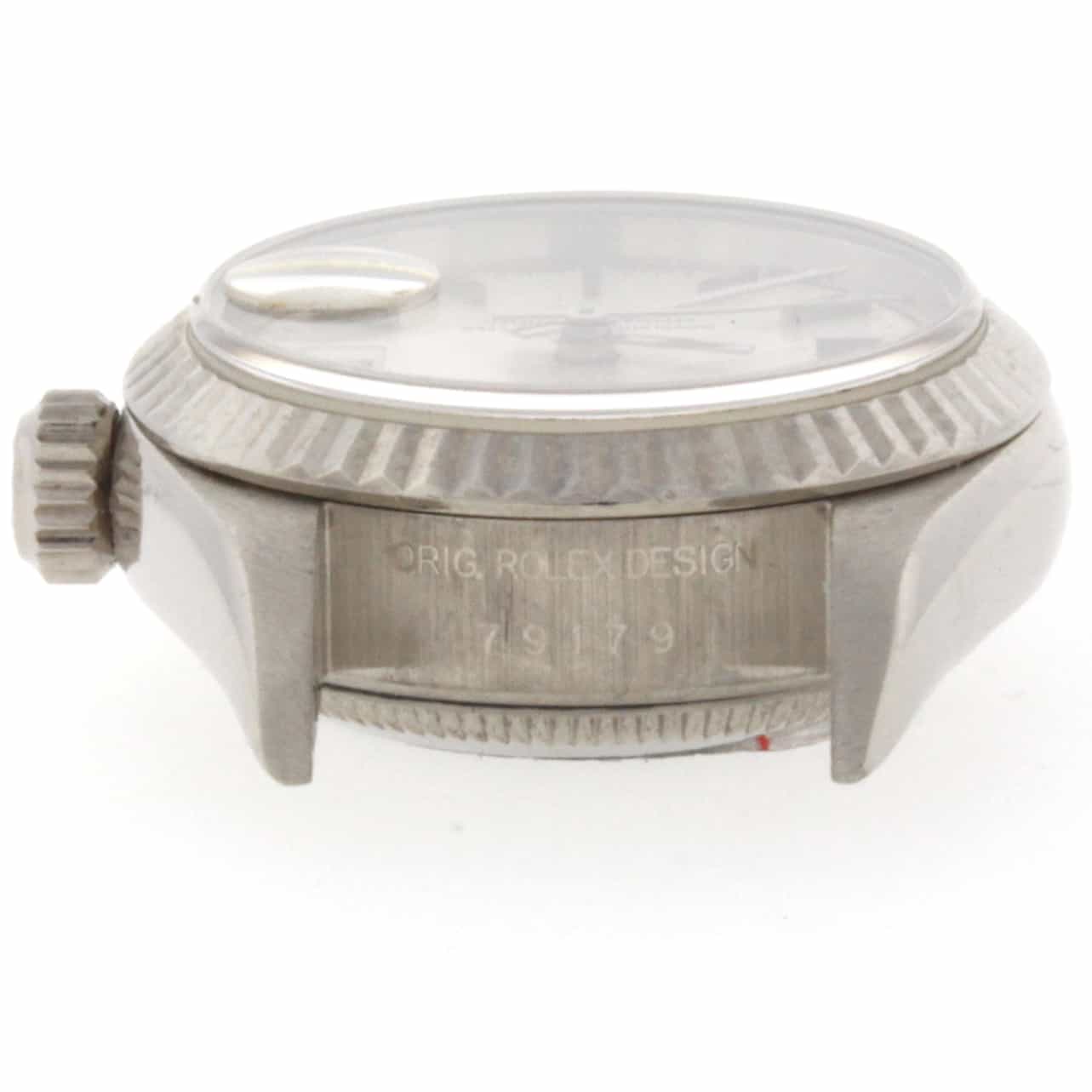 Rolex President Datejust Ladies 18K White Gold Silver Dial Automatic Watch 79179 - Image 6