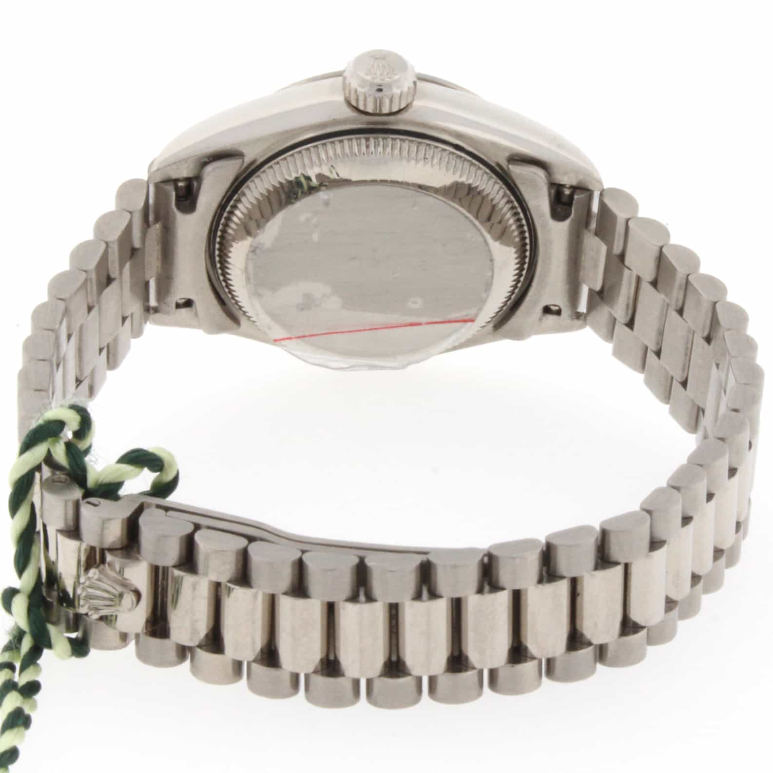 Rolex President Datejust Ladies 18K White Gold Silver Dial Automatic Watch 79179 - Image 8