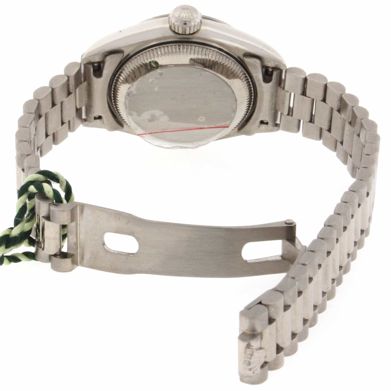 Rolex President Datejust Ladies 18K White Gold Silver Dial Automatic Watch 79179 - Image 9