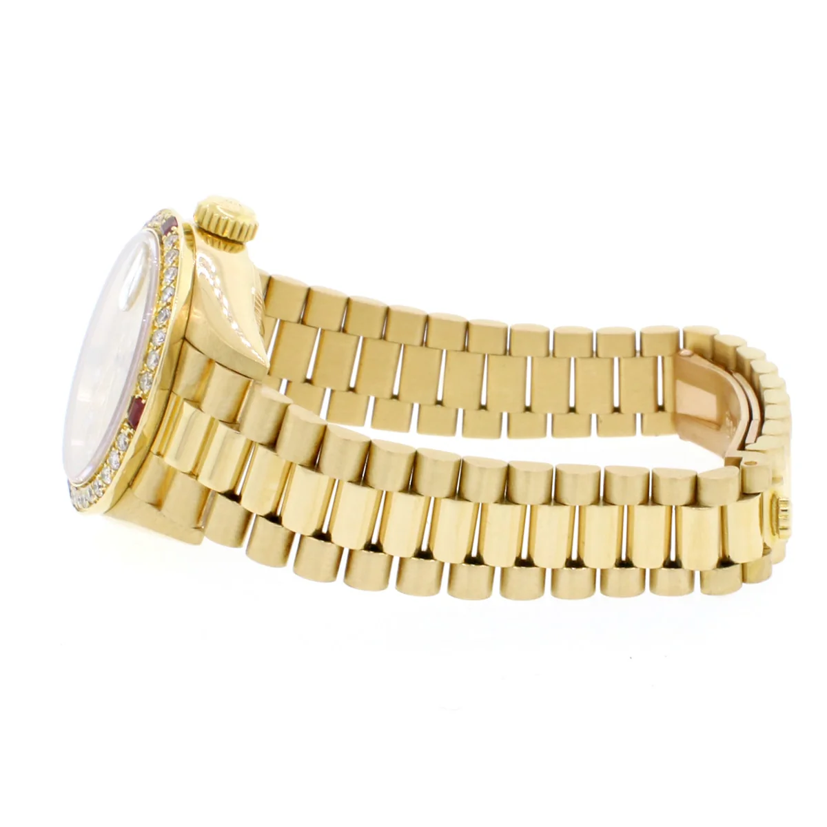Rolex President Datejust Ladies 18K Yellow Gold 26MM Rolex diamond dial Automatic Watch w/Diamond Bezel - Image 5