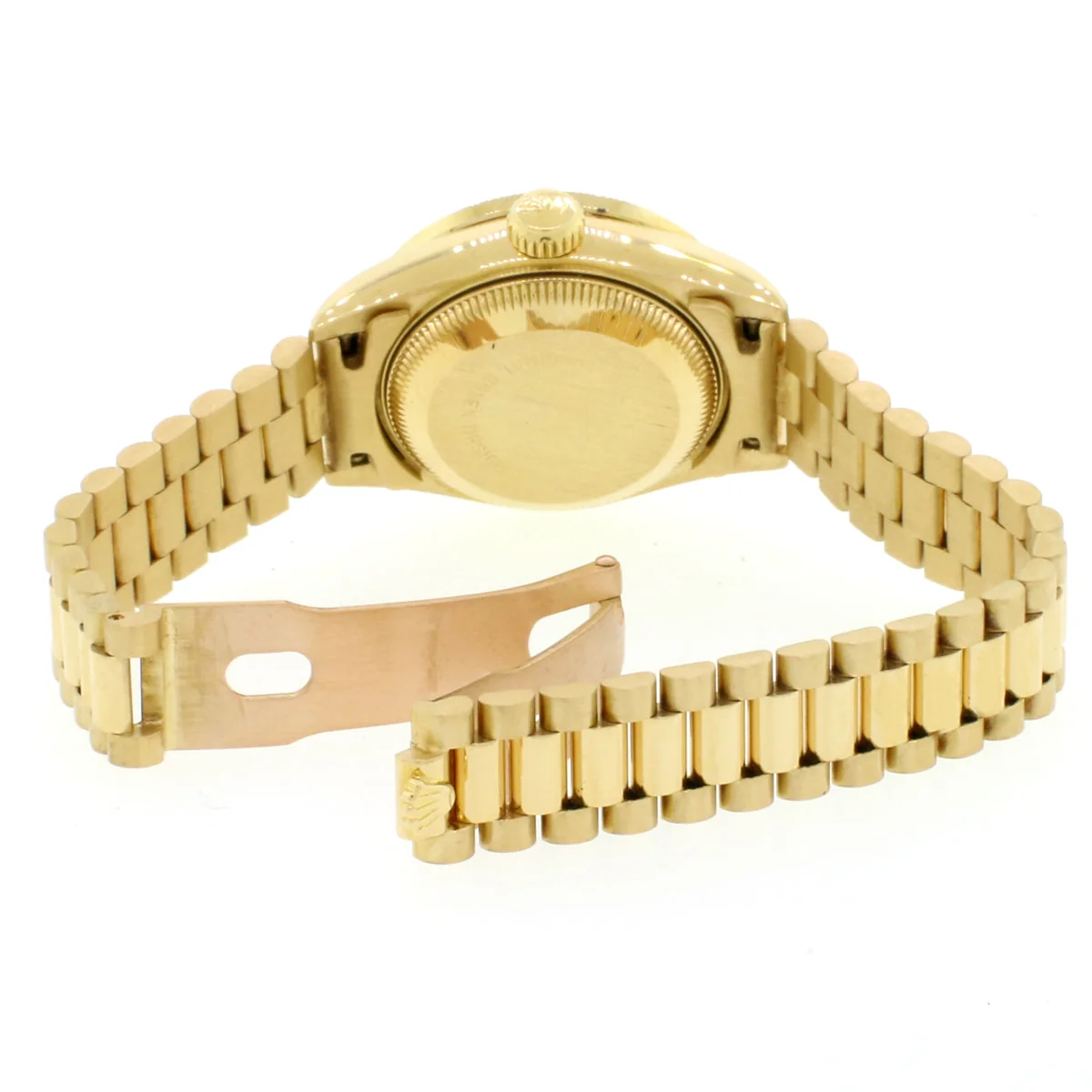 Rolex President Datejust Ladies 18K Yellow Gold 26MM Rolex diamond dial Automatic Watch w/Diamond Bezel - Image 7