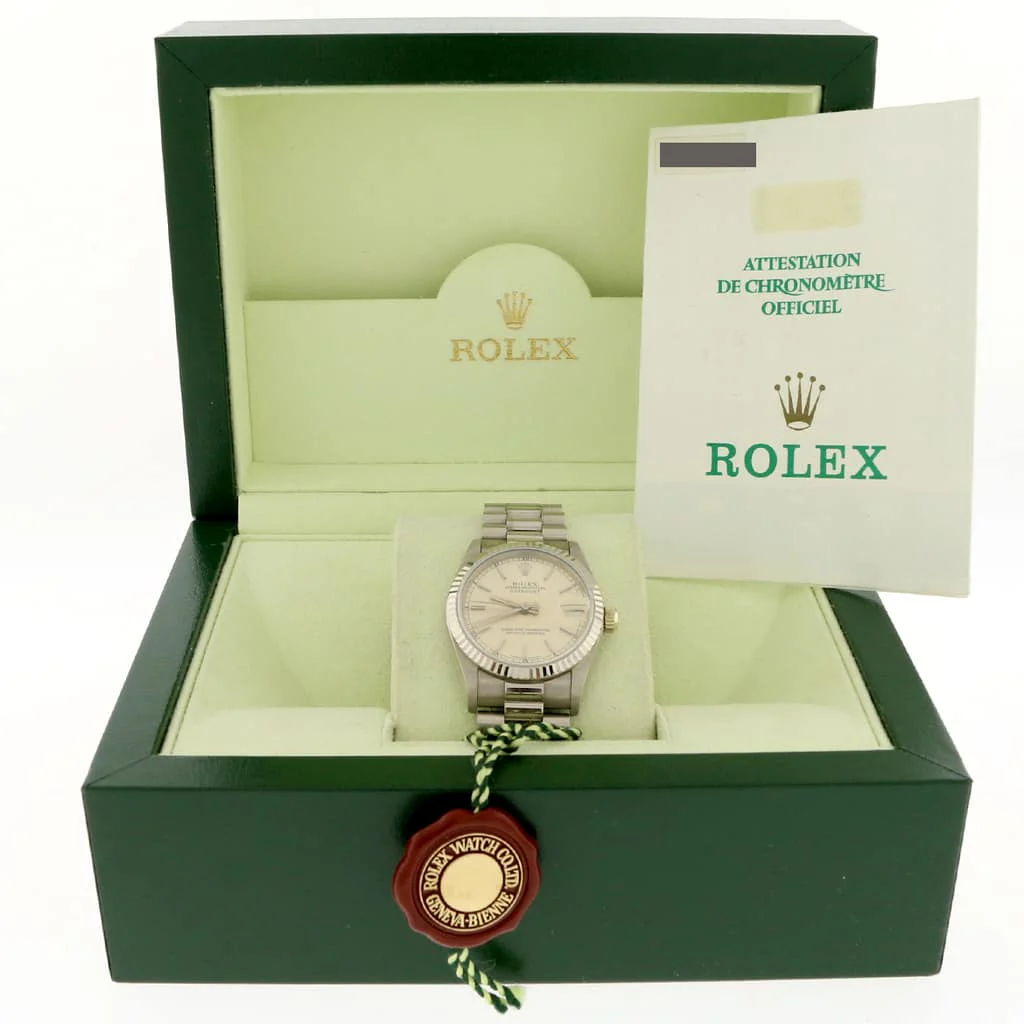 Rolex President Datejust Midsize 18K White Gold 31MM Automatic Watch 68279 - Image 3