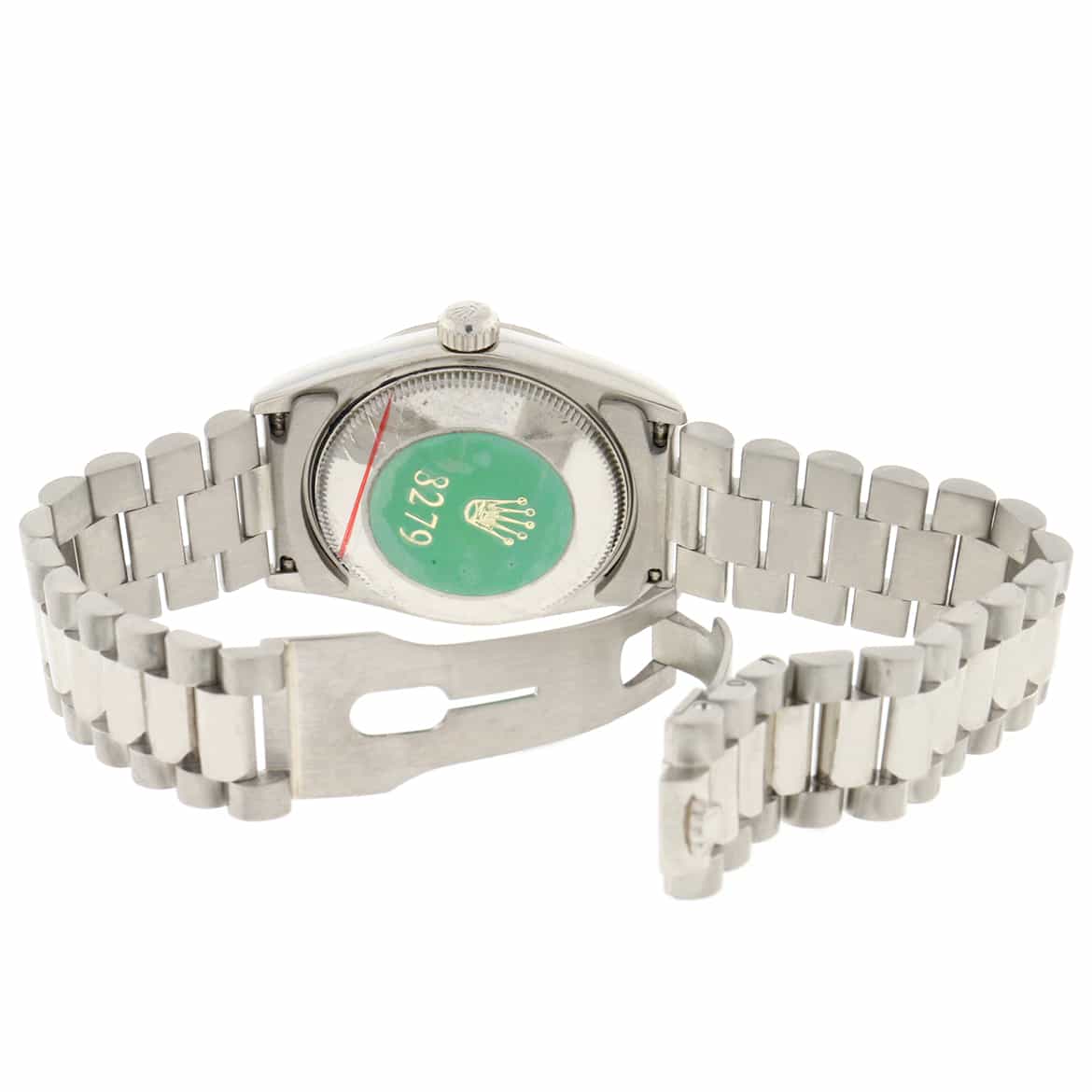 Rolex President Datejust Midsize 18K White Gold Factory Diamond Dial 31MM Watch 78279 - Image 7