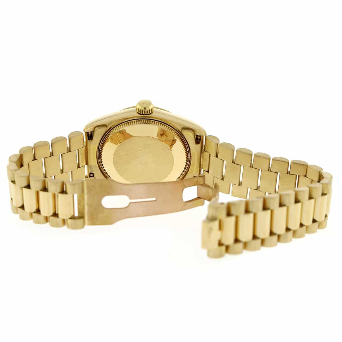 Rolex President Datejust Midsize 18K Yellow Gold Diamond Dial 31MM Automatic Watch 68278 - Image 8