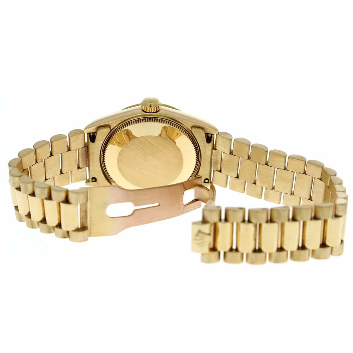 Rolex President Datejust Midsize 18K Yellow Gold Diamond Dial 31MM Automatic Watch 68278 - Image 6