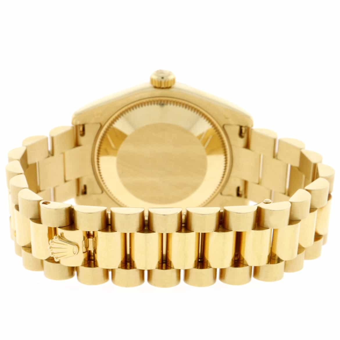 Rolex President Datejust Midsize 18K Yellow Gold Original Jubilee Diamond Dial 31MM Automatic Watch 178278 - Image 6