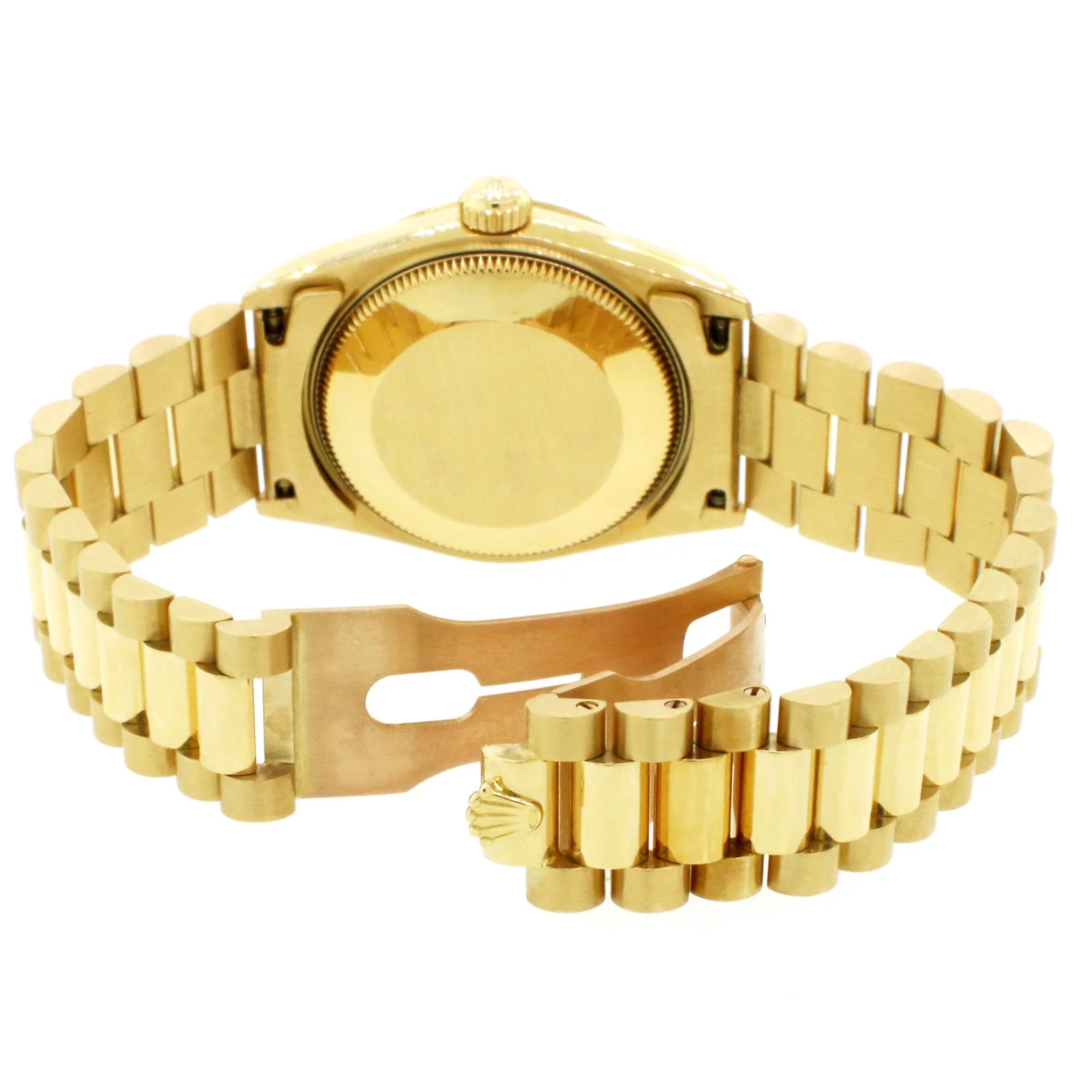 Rolex President Datejust Midsize 31mm Yellow Gold Watch 68278 Box Papers - Image 5
