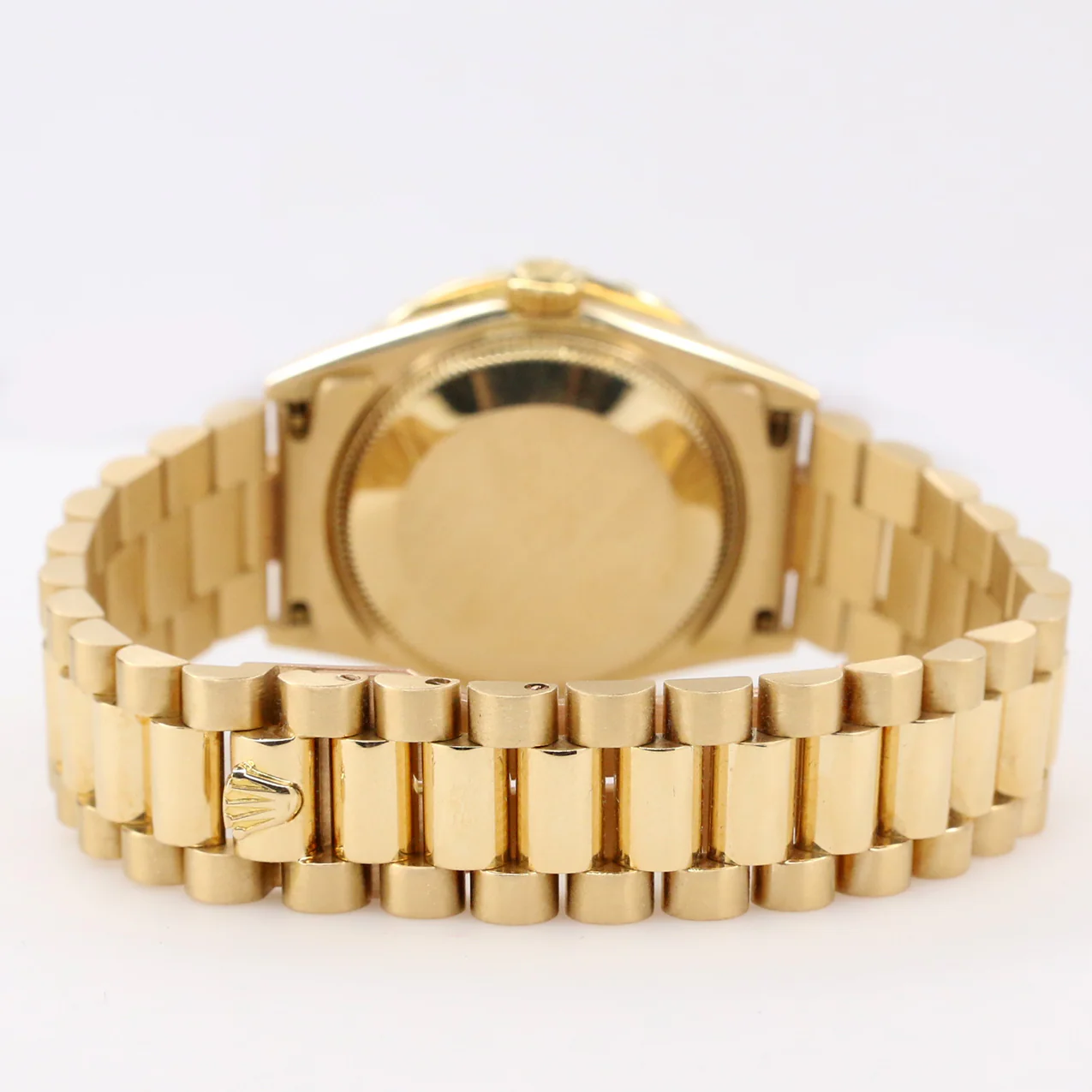 Rolex President Yellow Gold 31mm Watch w/Custom 2.25ct Diamond Bezel/White MOP - Image 6