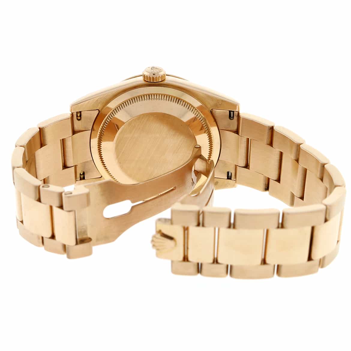 Rolex President Day-Date 18K Rose Gold Original Pink Roman Dial 36MM Oyster Automatic Mens Watch 118205 - Image 8