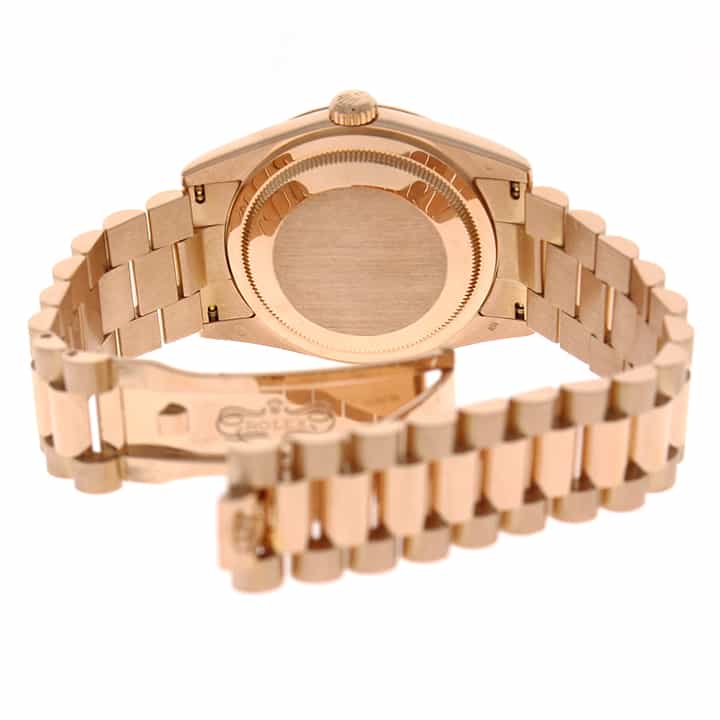 Rolex President Day-Date 18K Rose Gold Tahitian MOP Roman Dial 36MM Jubilee Automatic Mens Watch 118205 - Image 8