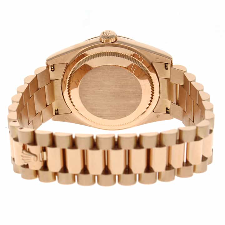 Rolex President Day-Date 18K Rose Gold Tahitian MOP Roman Dial 36MM Jubilee Automatic Mens Watch 118205 - Image 9