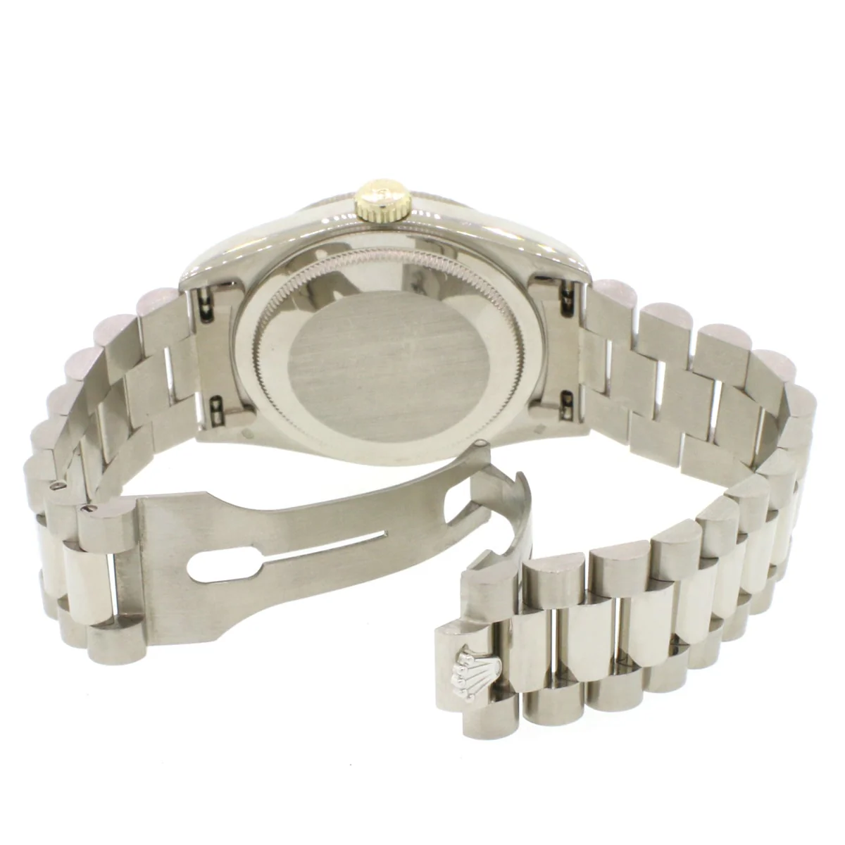 Rolex President Day-Date 18K White Gold Factory Diamond Dial 36MM Automatic Mens Watch 18239 - Image 7