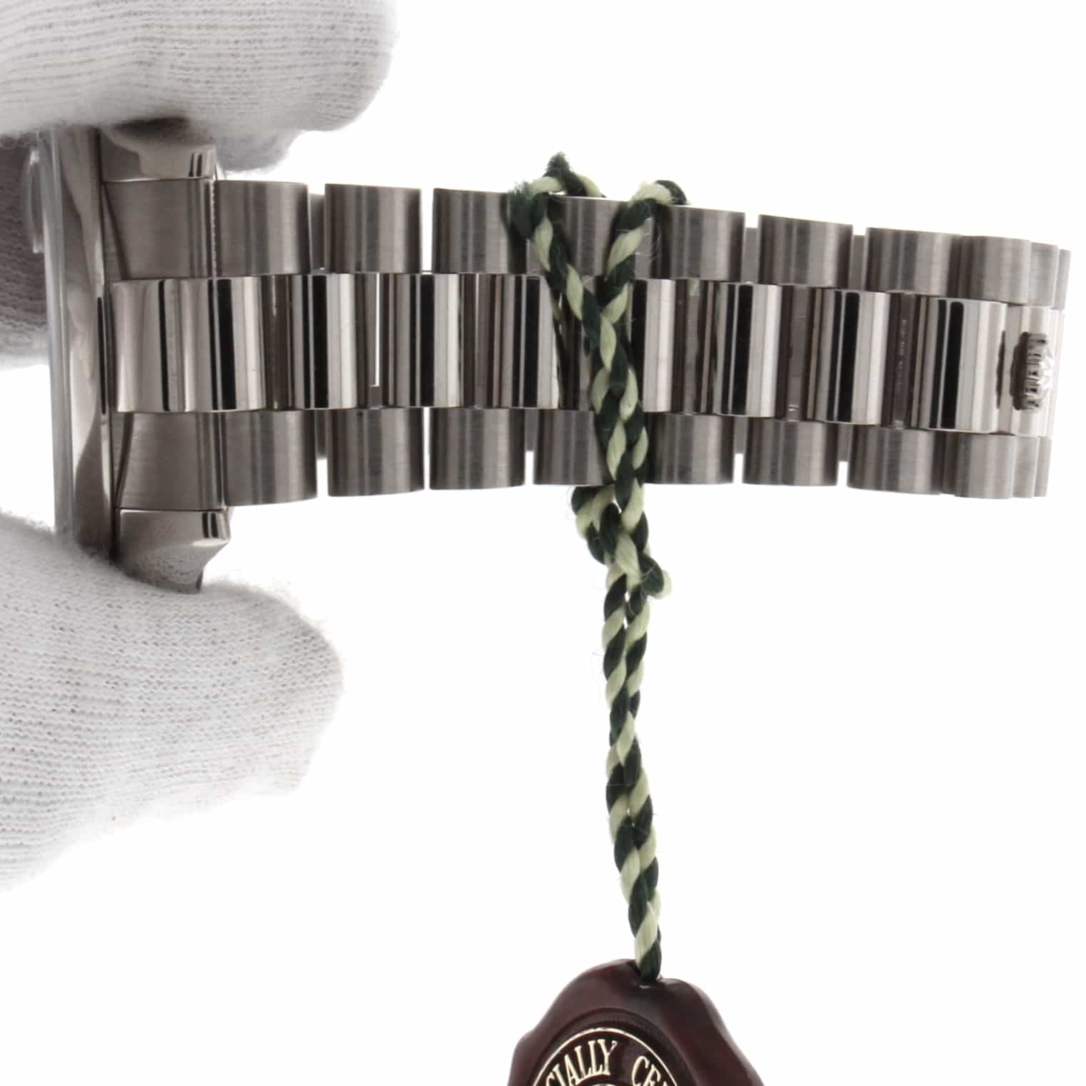 Rolex President Day-Date 18K White Gold Original Chocolate Diamond Dial Automatic Mens Watch 118209 - Image 7