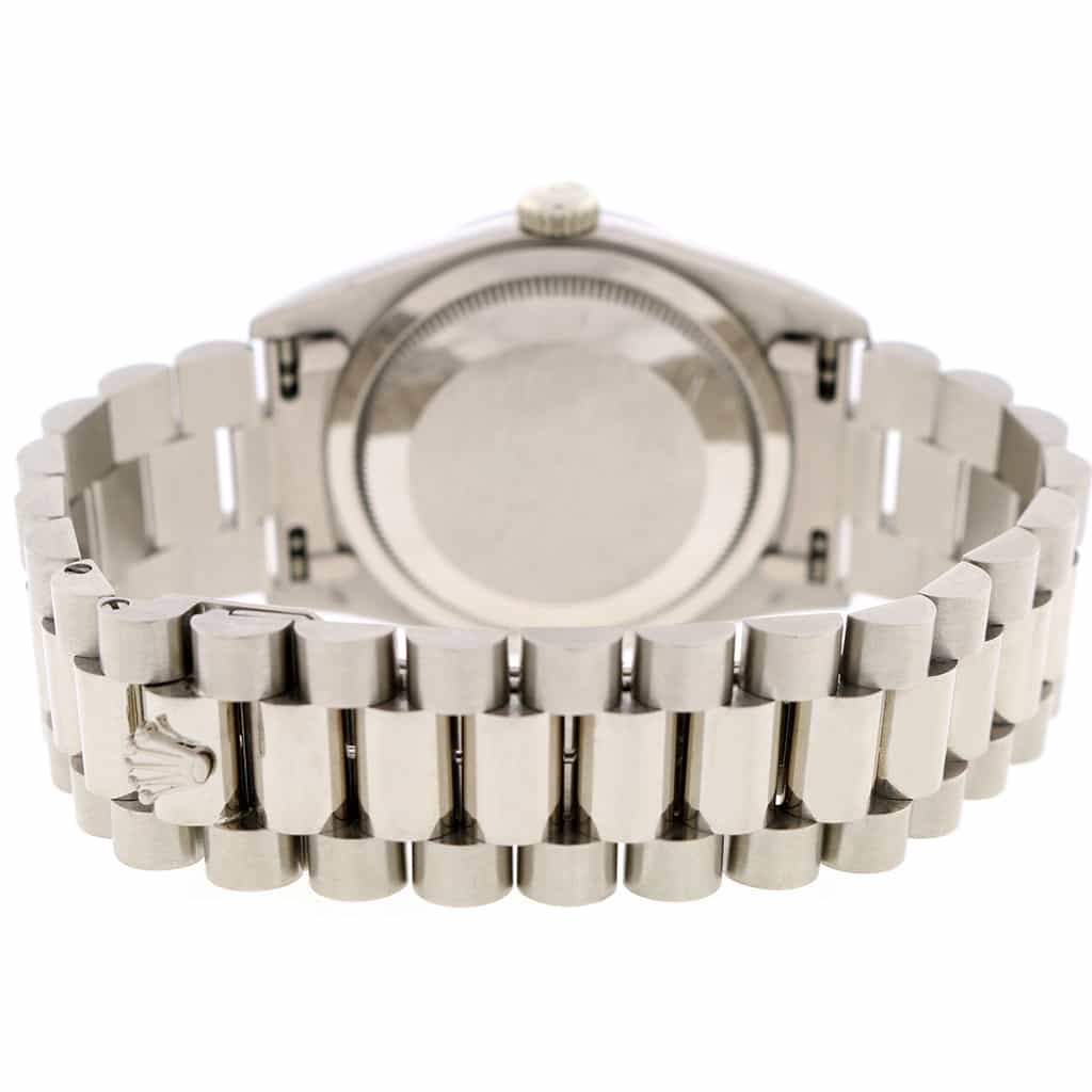 Rolex President Day-Date 18K White Gold Original Index Dial 36MM Automatic Mens Watch 18239 - Image 7