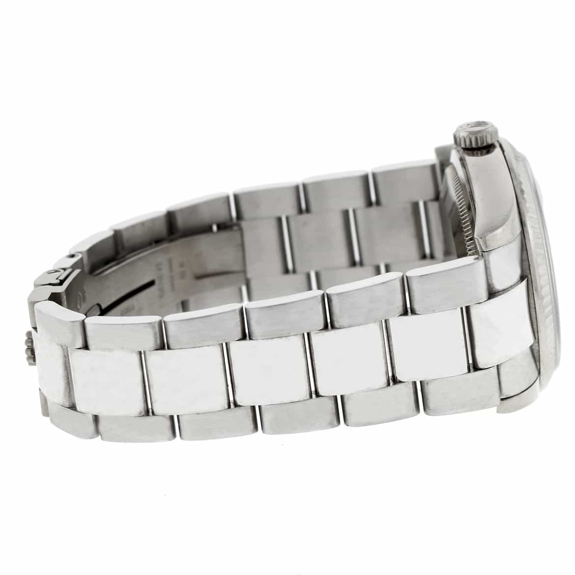Rolex President Day-Date 18K White Gold Original Ivory MOP Roman Dial 36MM Mens Watch 118239 - Image 9