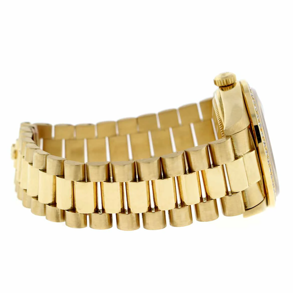Rolex President Day-Date 18k Yellow Gold 36MM 18038 w/Diamond Bezel Box/Apr - Image 9