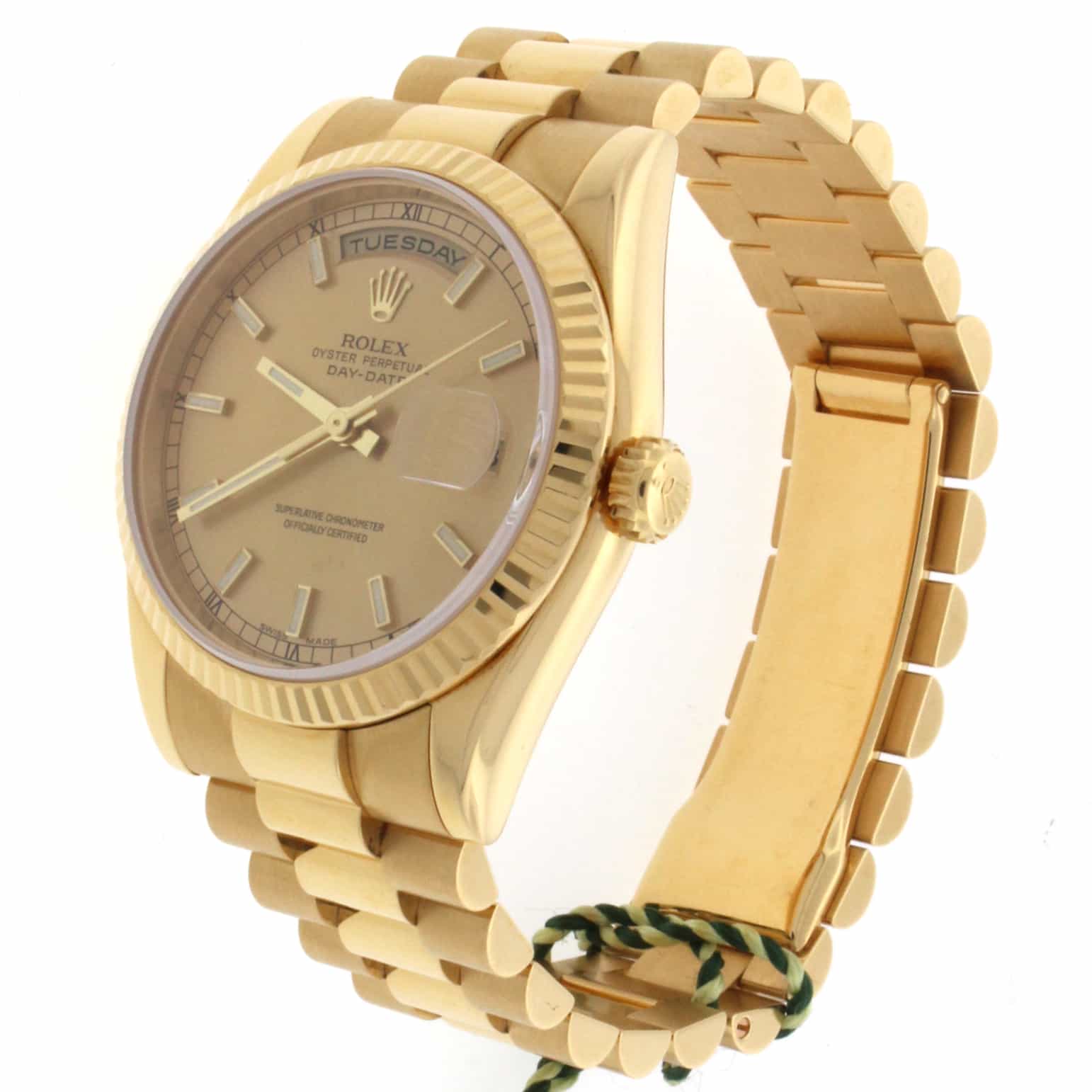Rolex President Day-Date 18K Yellow Gold 36MM Automatic Mens Watch 118238 - Image 7