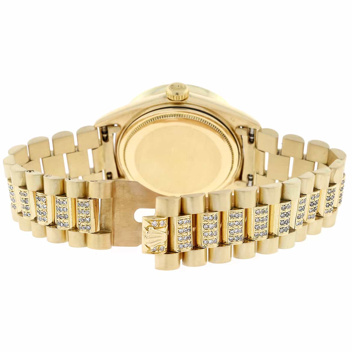 Rolex President Day-Date 18K Yellow Gold 36MM Automatic Watch w/Diamond Dial/Bezel & Bracelet - Image 10