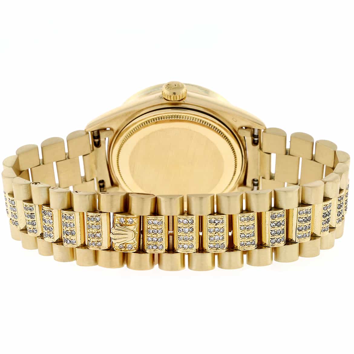 Rolex President Day-Date 18K Yellow Gold 36MM Automatic Watch w/Diamond Dial/Bezel & Bracelet - Image 9