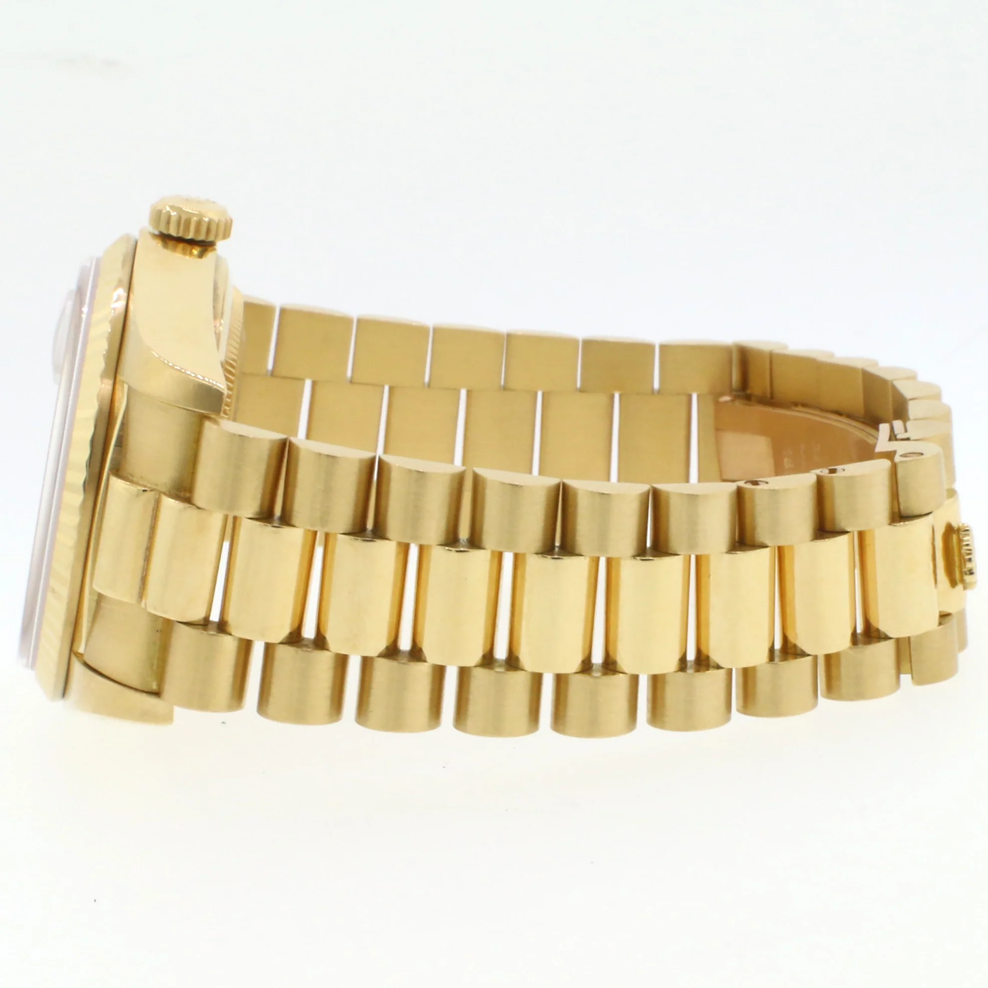 Rolex President Day-Date 18K Yellow Gold 36MM Ivory Jubilee Arabic Dial Watch Box Papers - Image 4